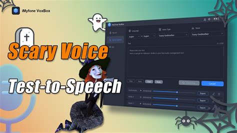 Try out a sample of some of the voices that we currently have available. . Scary voice translator
